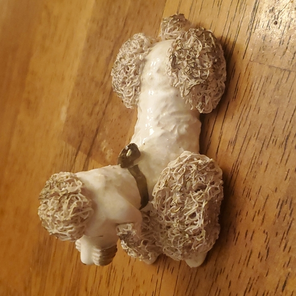 Vintage Ardalt Japan Rare Spaghetti Poodle Figurine 4in - Picture 3 of 4